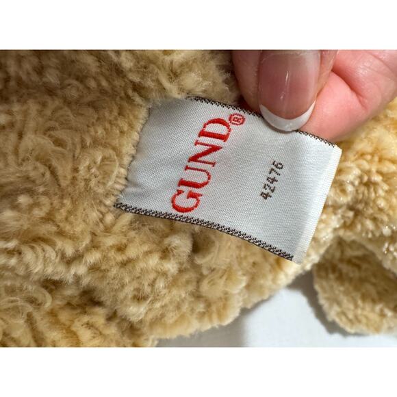 Vintage GUND Golden Retriever Stuffed Plush Animal Weighted Floppy 14" Lovey - Picture 5 of 8